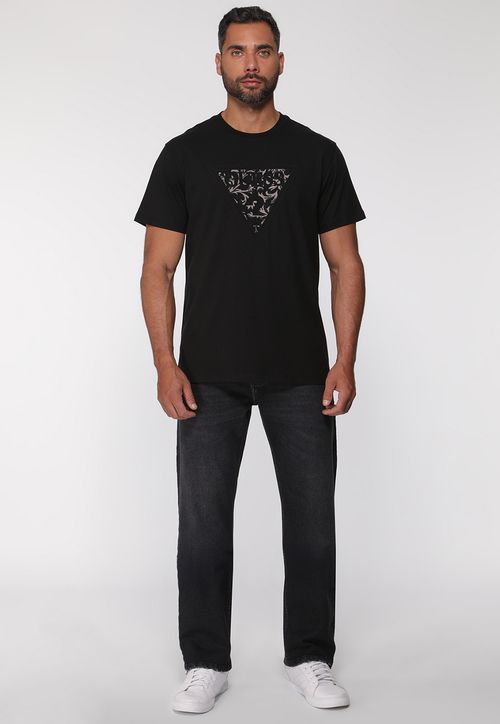 Camiseta Eco Logo Bordado Preto