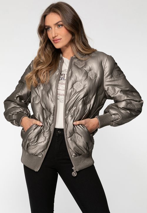 Jaqueta Puffer Metalizada 4G