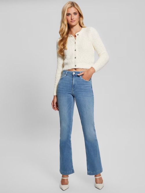 Cardigan Tricot Pelinhos Off White
