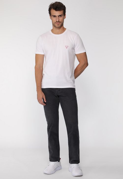 Camiseta Guess Triangulo Original Pq Branco