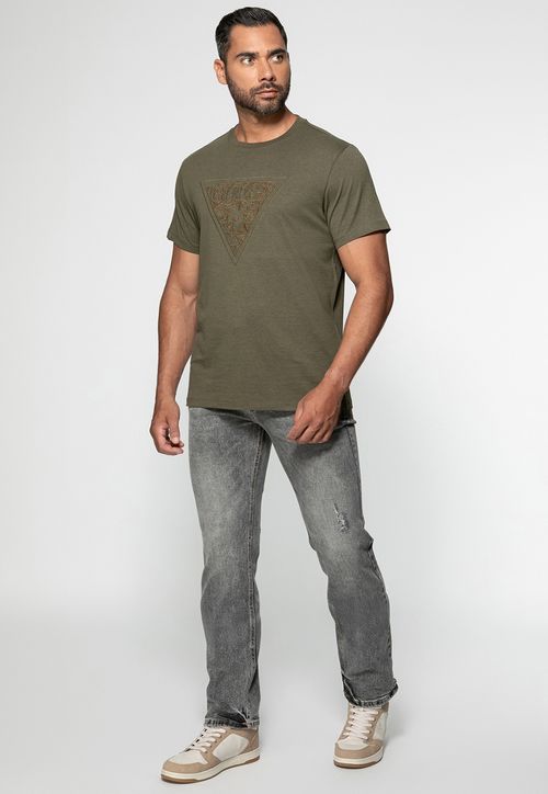 Camiseta Eco Logo Verde Escuro