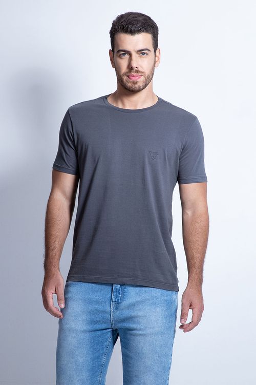 Camiseta Basic Gola C Grafite