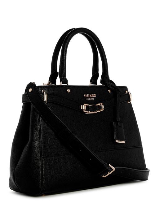 Bolsa Silvye Luxury Satchel Preto