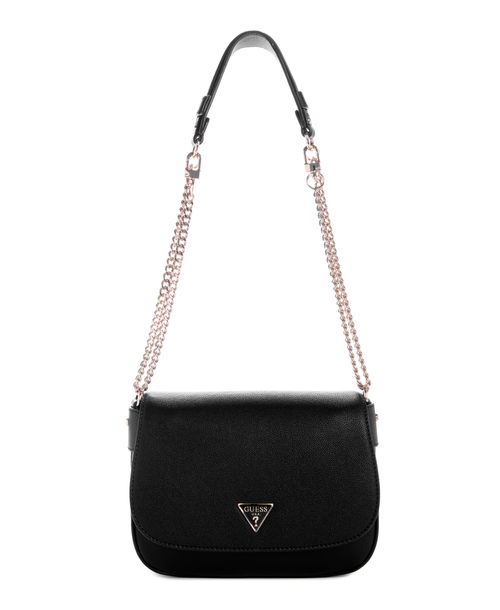 Bolsa Fedora Flap Shoulder Bag Preto