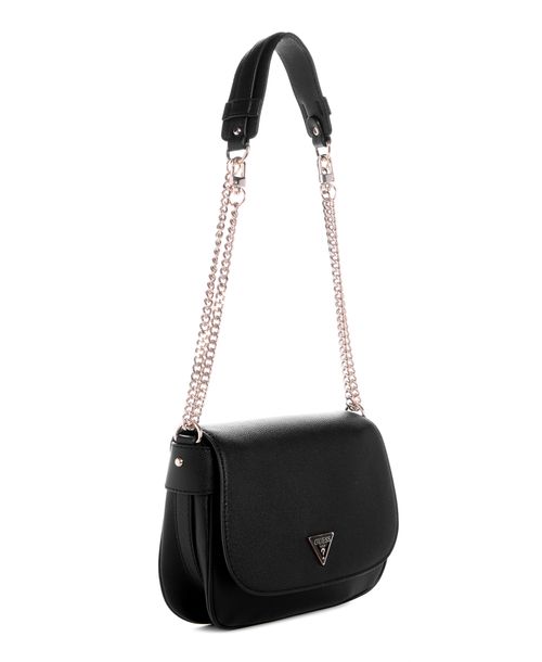 Bolsa Fedora Flap Shoulder Bag Preto