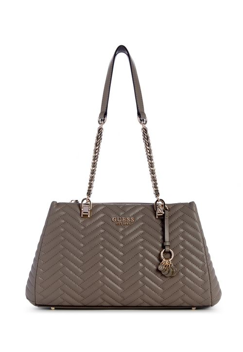 Bolsa Anning Shoulder Satchel Cinza