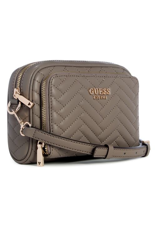 Bolsa Anning Camera Crossbody Cinza