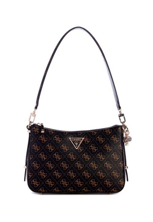 Bolsa Daryna Elite Tote Logo Marrom