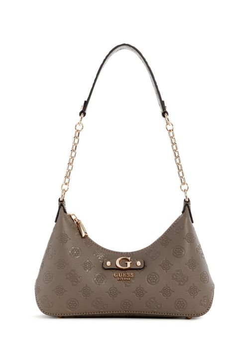 Bolsa Gerty Top Zip Shoulder Bag Cinza