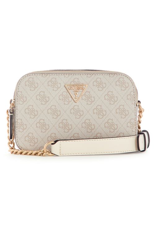 Bolsa Noelle Camera Crossbody Logo Cinza