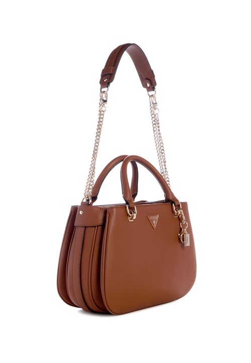 Bolsa Fedora Shoulder Satchel Marrom