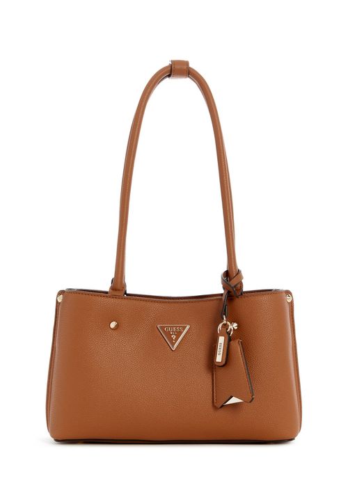 Bolsa Meridian Shoulder Satchel Marrom