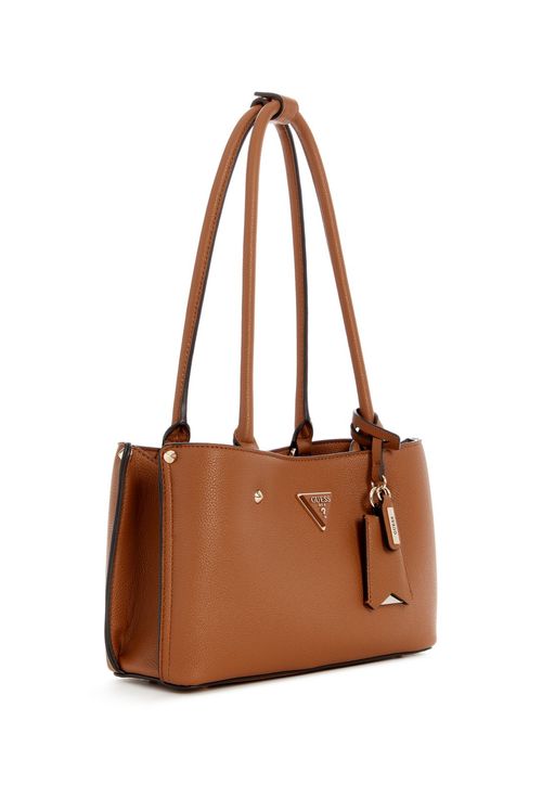 Bolsa Meridian Shoulder Satchel Marrom