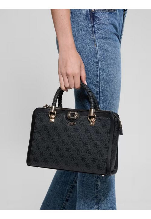 Bolsa Orlina Logo Society Satchel Preto