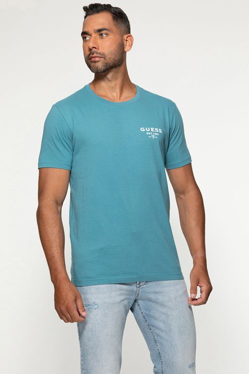 Camiseta Est 1981 Guess Azul