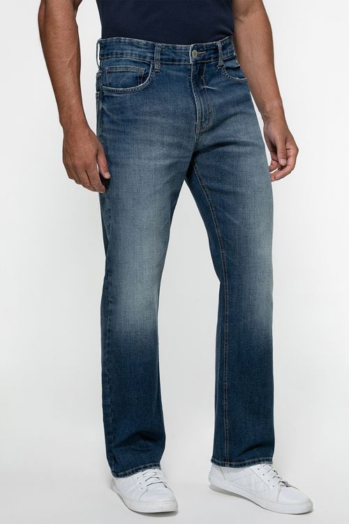 Calça Jeans Guess Relaxed Straight Azul