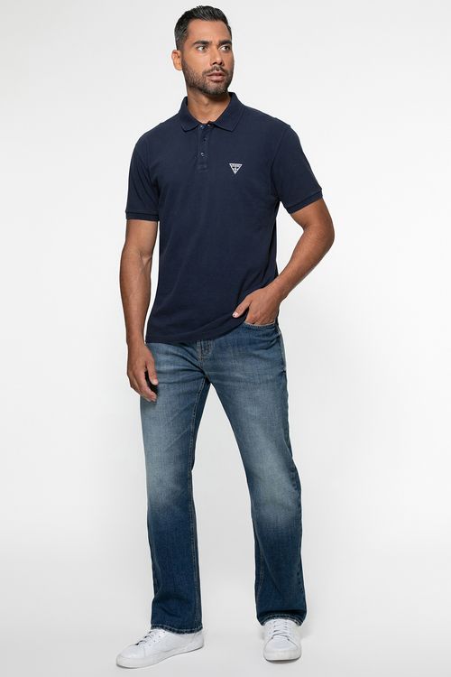 Calça Jeans Guess Relaxed Straight Azul