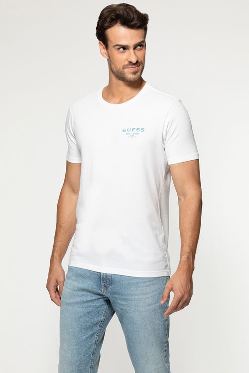 Camiseta Est 1981 Guess Branco