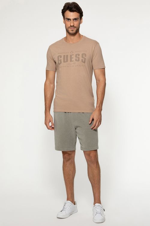 Camiseta Guess American Tradition Bege