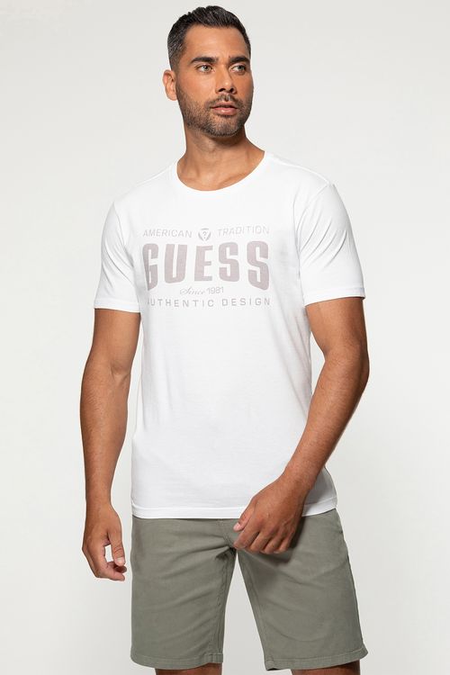 Camiseta Guess American Tradition Branco