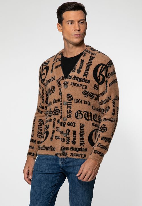 Cardigan Tricot Guess Ghotic Caramelo