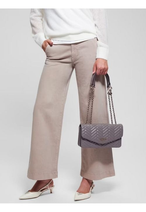 Bolsa Anning Flap Transversal Cinza