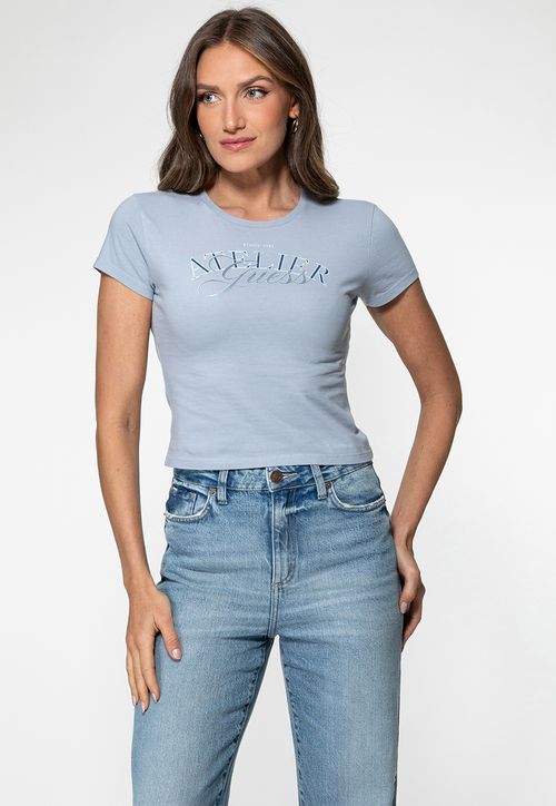 Camiseta Guess Atelier Azul