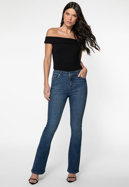 Calça Jeans Boot Cut Azul