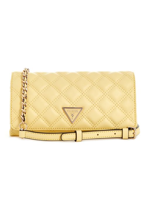 Bolsa Giully Mini Organizer Tiracolo Amarelo Claro