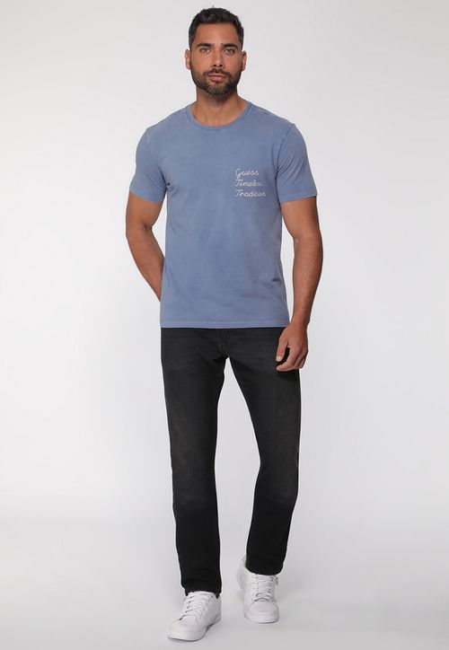 Camiseta Bordado Timeless Tradition Azul Escuro
