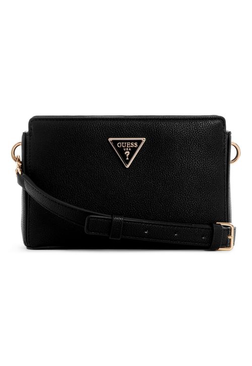 Bolsa Meridian Transversal Top Zip Preto