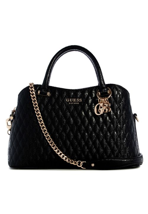 Bolsa Betula Satchel Matelassê Preto