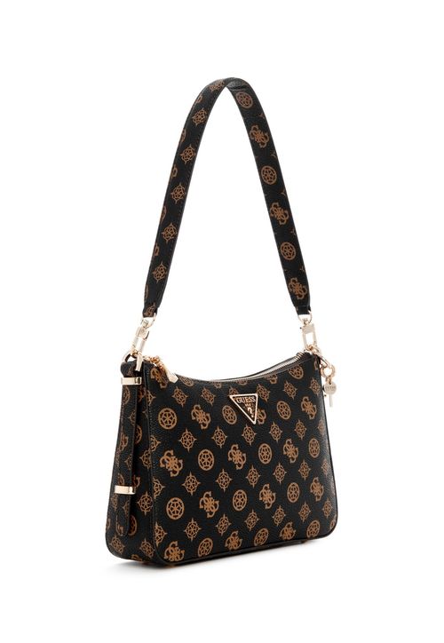 Bolsa Daryna Top Zip Shoulder Bag Marrom