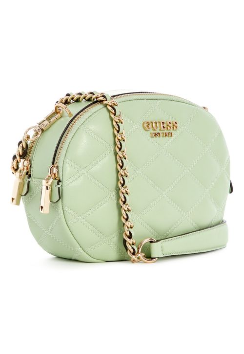 Bolsa Tamsin Double Zip Crossbody Verde Água