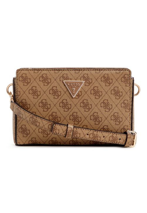 Bolsa Meridian Crossbody Top Zip Bege
