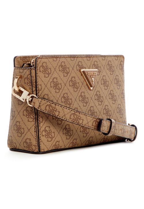 Bolsa Meridian Crossbody Top Zip Bege