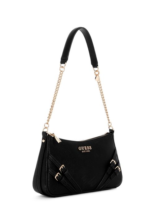 Bolsa Bramina Top Zip Shoulder Preto