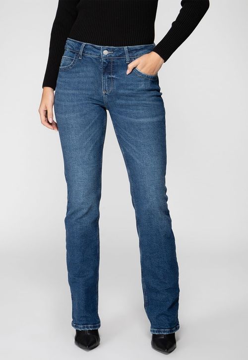 Calça Jeans Straight Leg Guess Azul Escuro