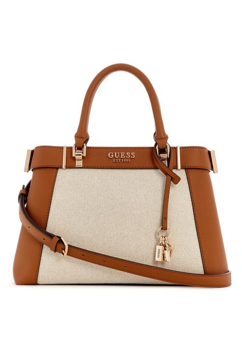 Bolsa Anadela 3 Compartimentos Satchel Marrom
