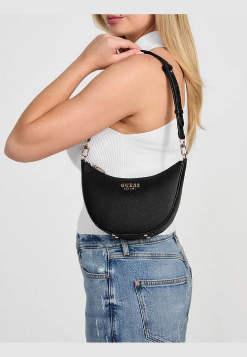 Bolsa Fedana Mini Top Zip Shoulder Bag Preto