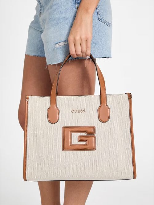 Bolsa G Status 2 Compartment Tote Marrom