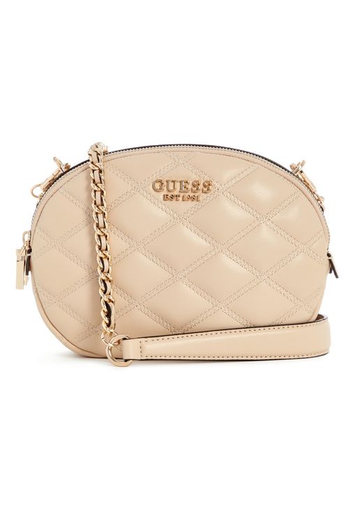 Bolsa Tamsin Double Zip Crossbody Bege