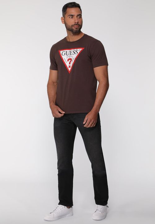 Calça Jeans Slim Tapared Preto