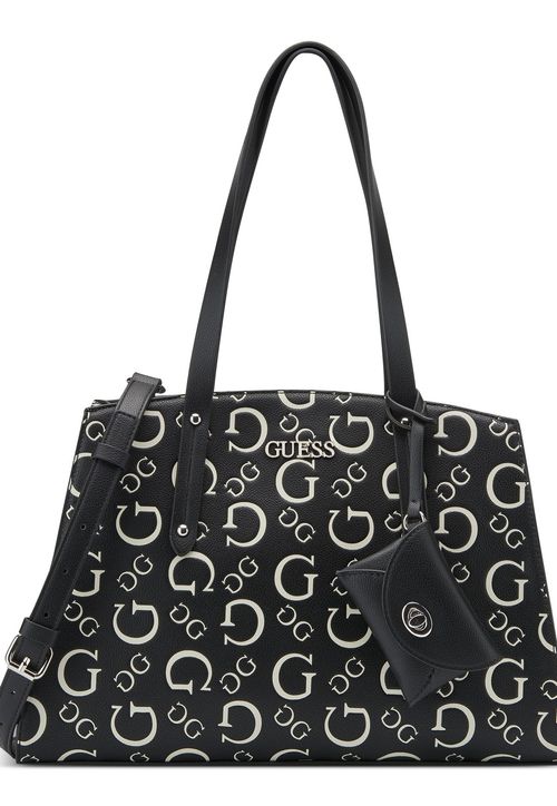 Bolsa Guess Nevine Satchel Preto