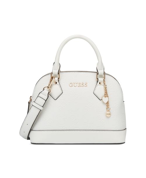 Bolsa Guess Lexy Mini Crossbody Top Zip Branco