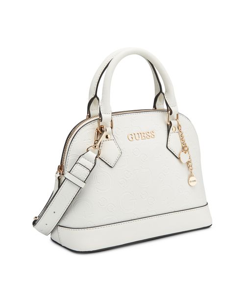 Bolsa Guess Lexy Mini Crossbody Top Zip Branco