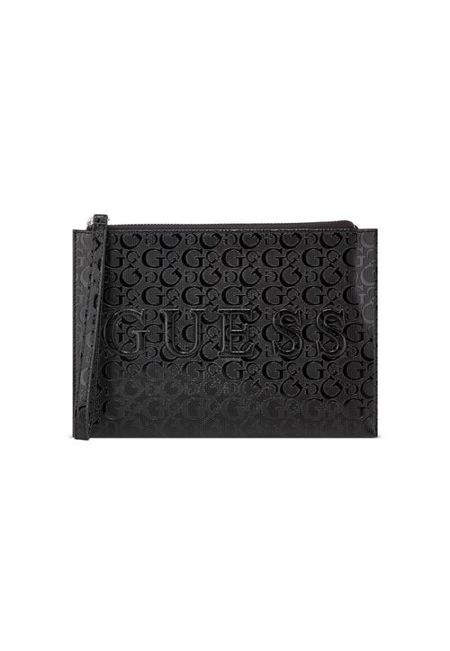 Carteira Guess Haddington Slg Wristlet Preto