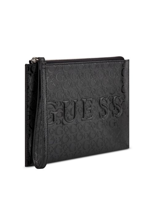Carteira Guess Haddington Slg Wristlet Preto