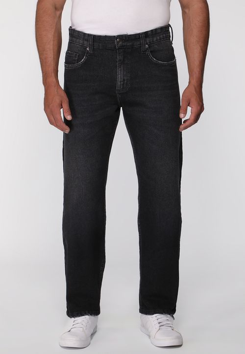 Calça Jeans Regular Straight Preto