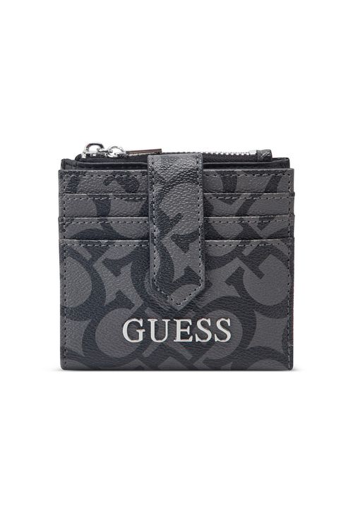 Carteira Guess Abbas Slg Credit Card Case Cinza Escuro